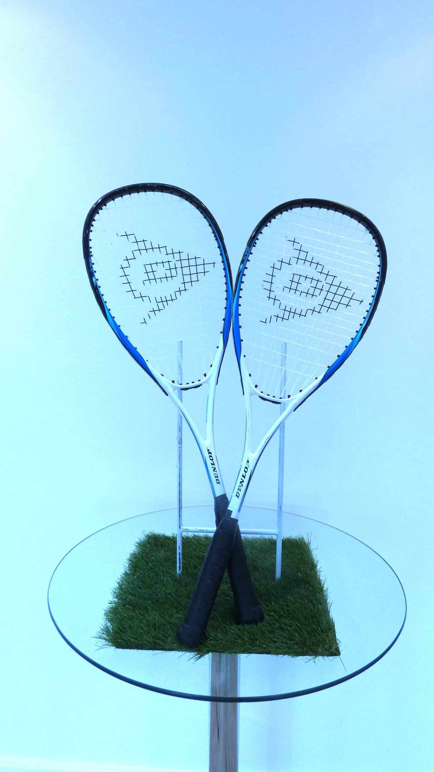 Pair of Dunlop Squash Racquets