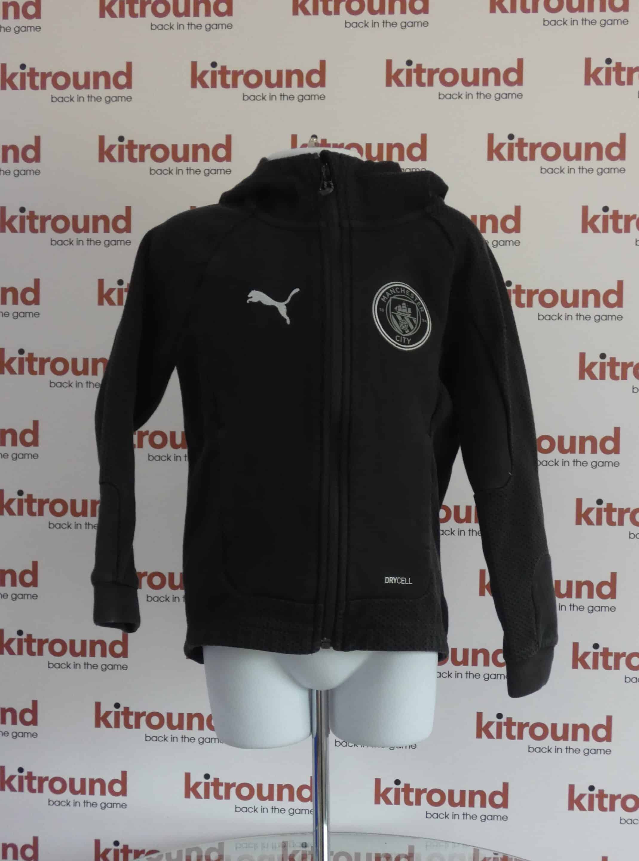 Kids Puma Manchester City Zip Up Fleece