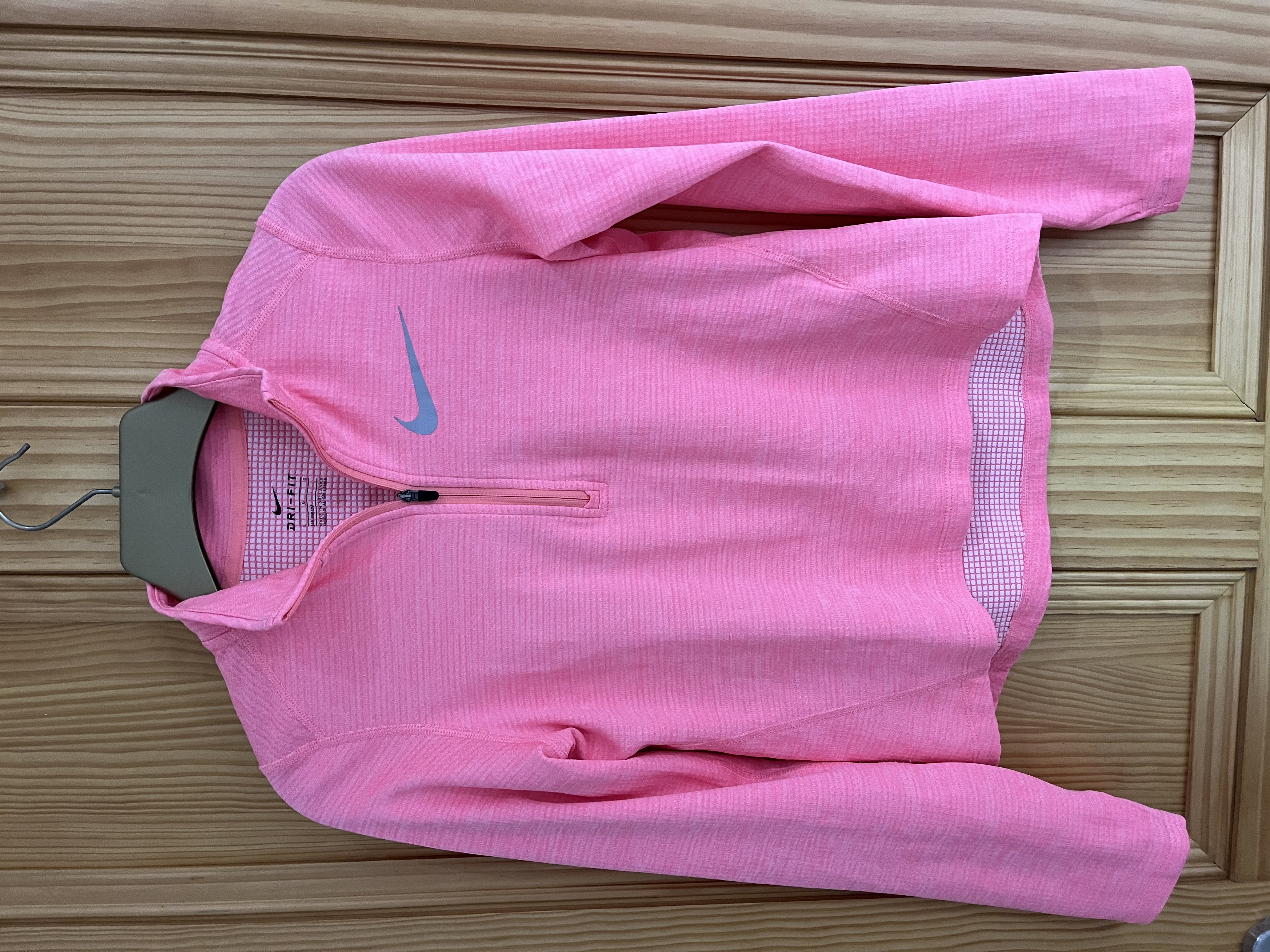 Girls Nike long sleeve half zip