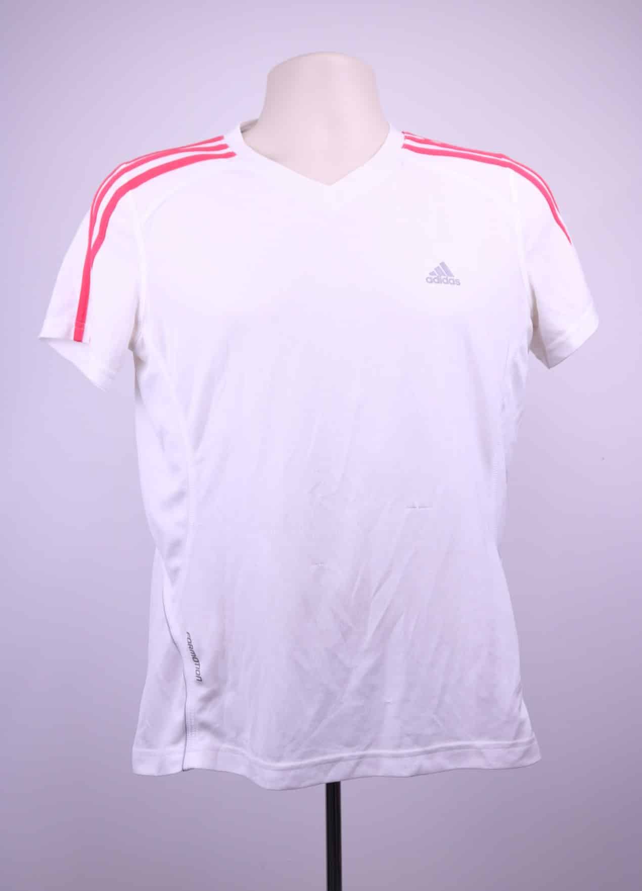 adidas V Neck Short Sleeved T Shirt/Sports Top