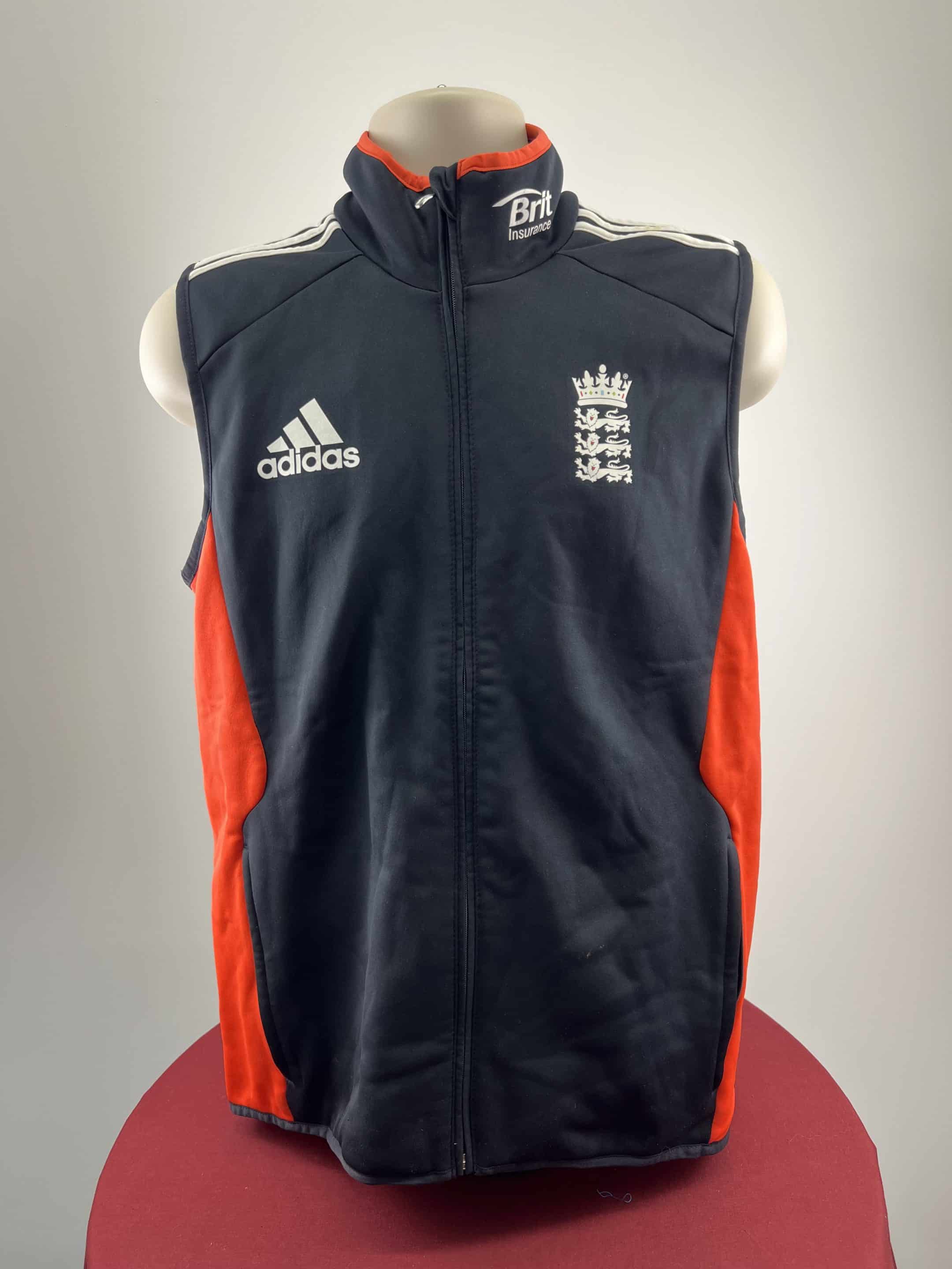 Adidas England Cricket Sleeveless Jacket