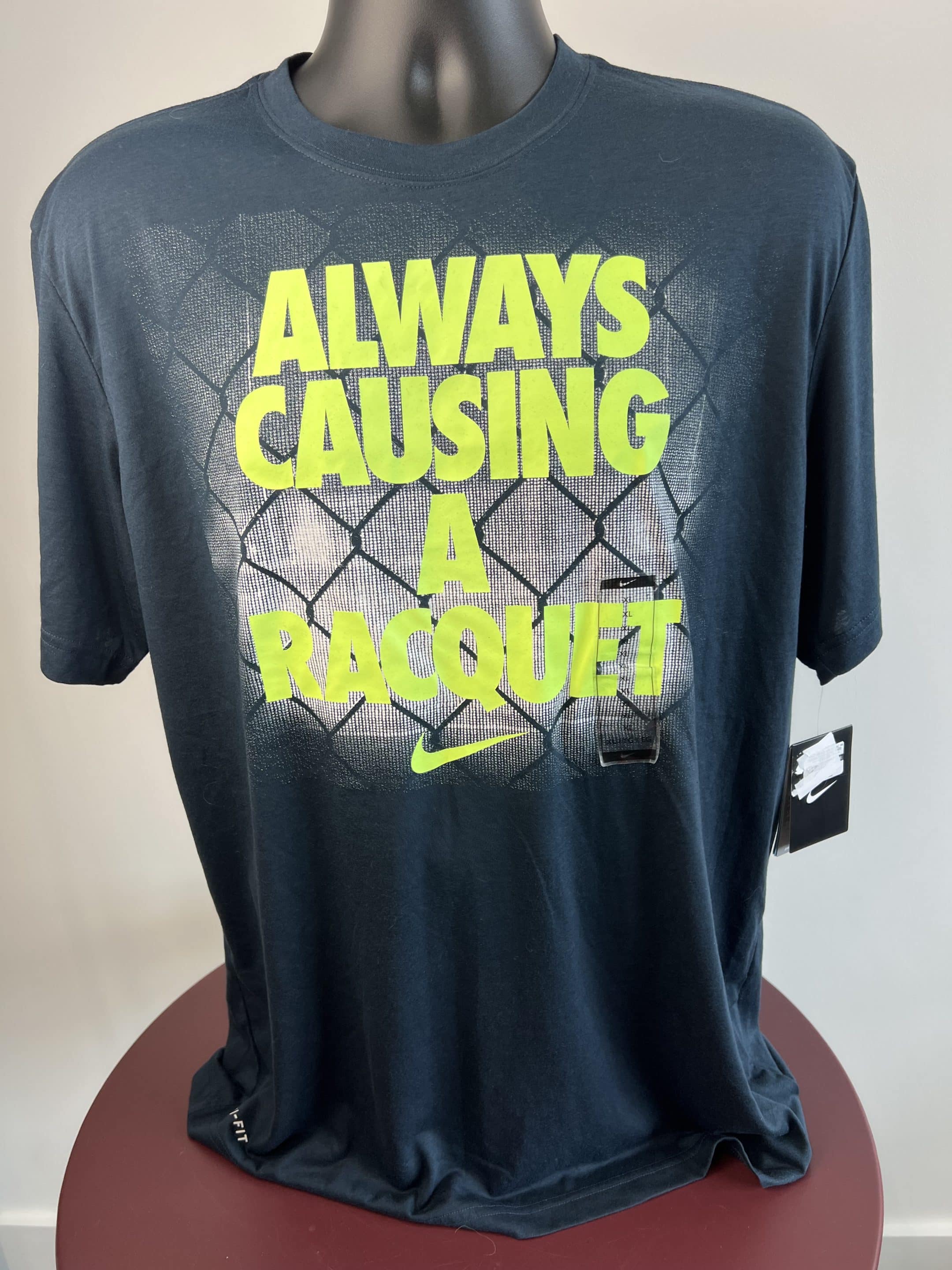 Nike Tennis T-Shirt – Always Causing a Racquet
