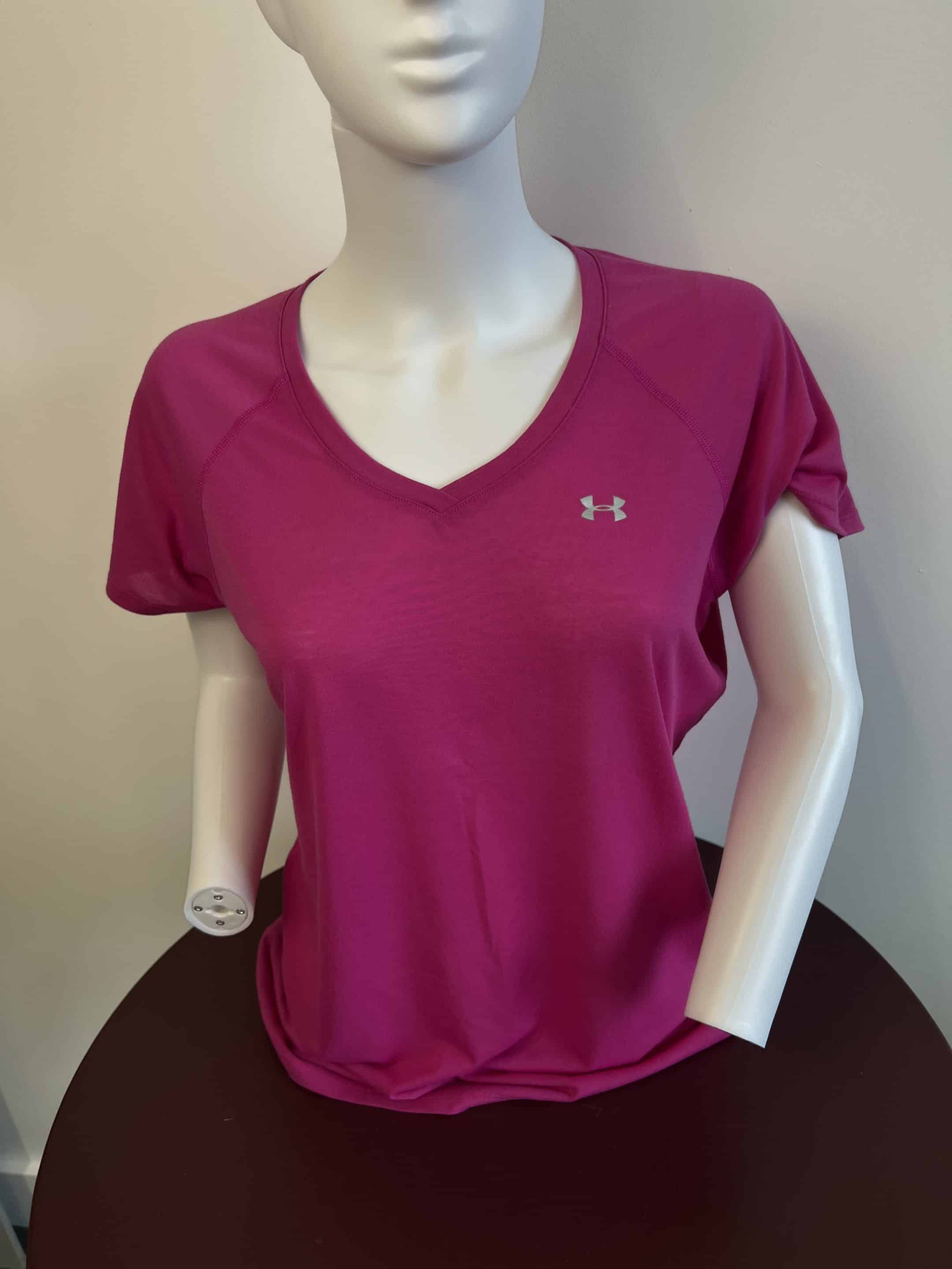 Under Armour Women’s Pink V-Neck T-Shirt