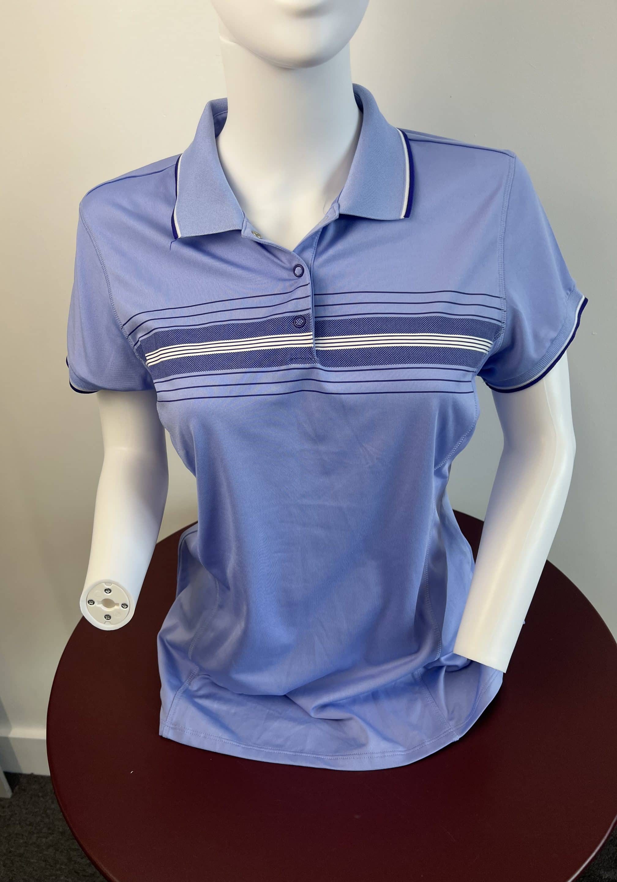 adidas Ladies Light Blue Polo Shirt