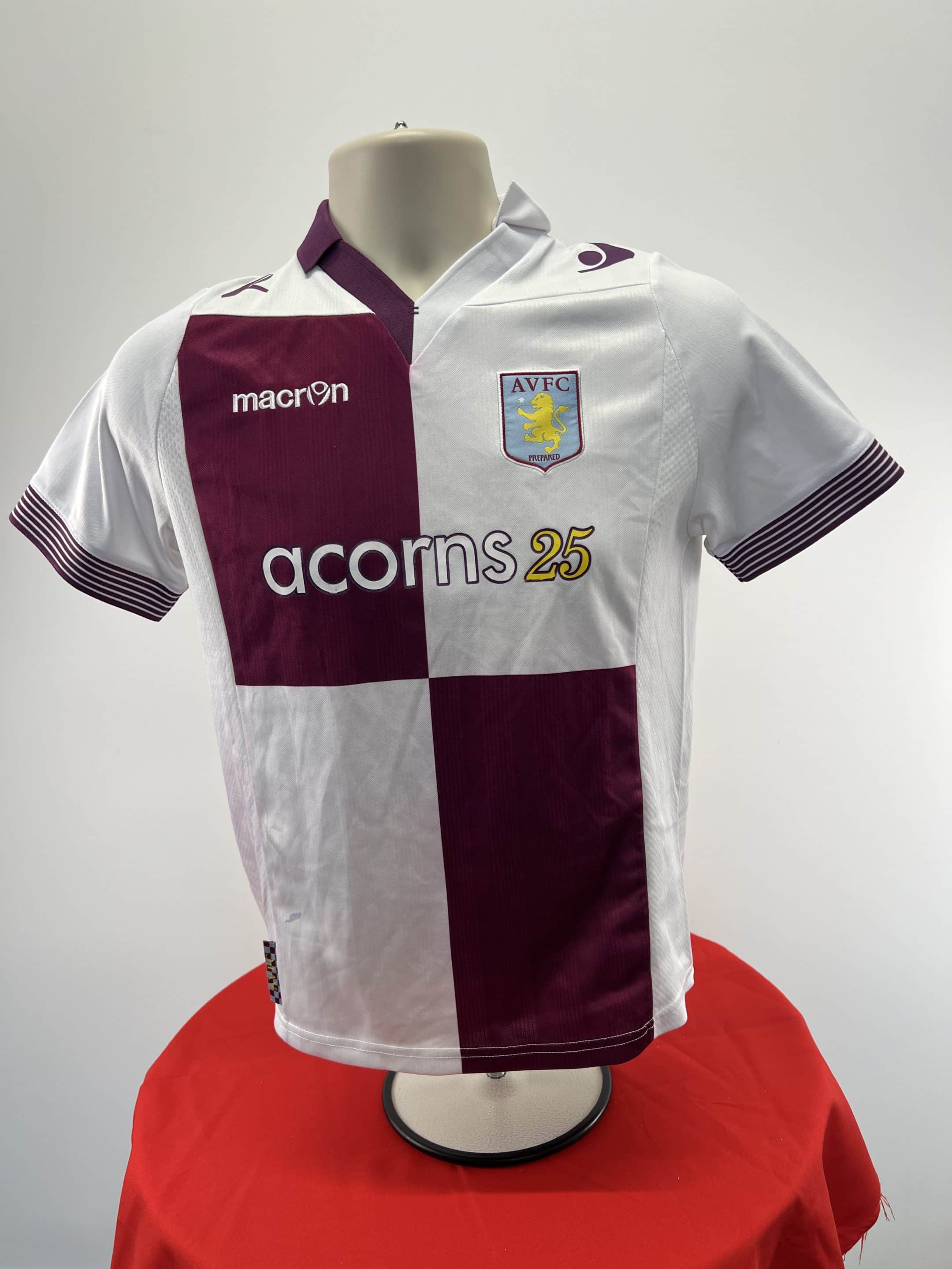 Macron AVFC Football Shirt Size L Junior