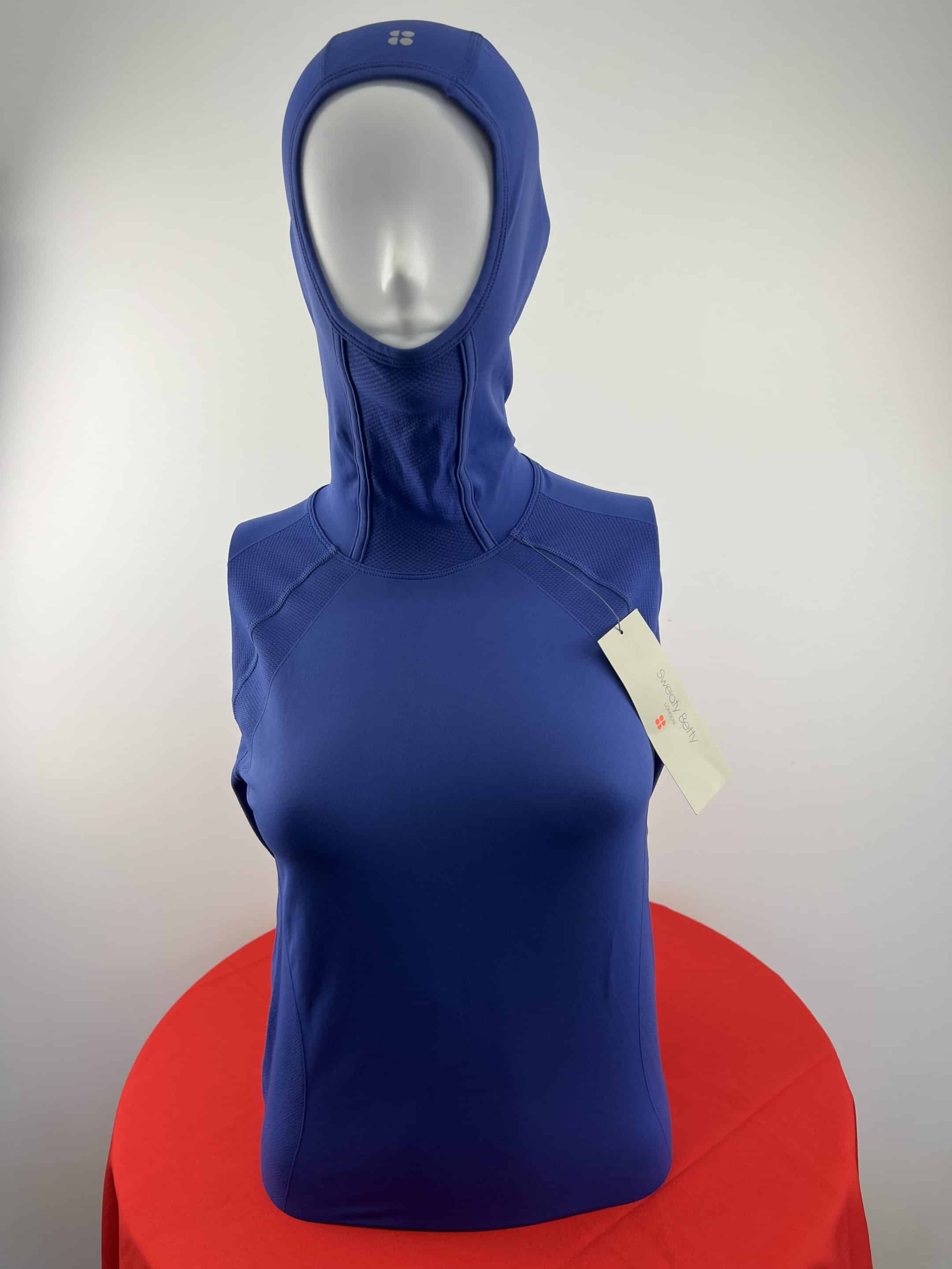 Women’s Sweaty Betty Blue Hooded Athletic Top