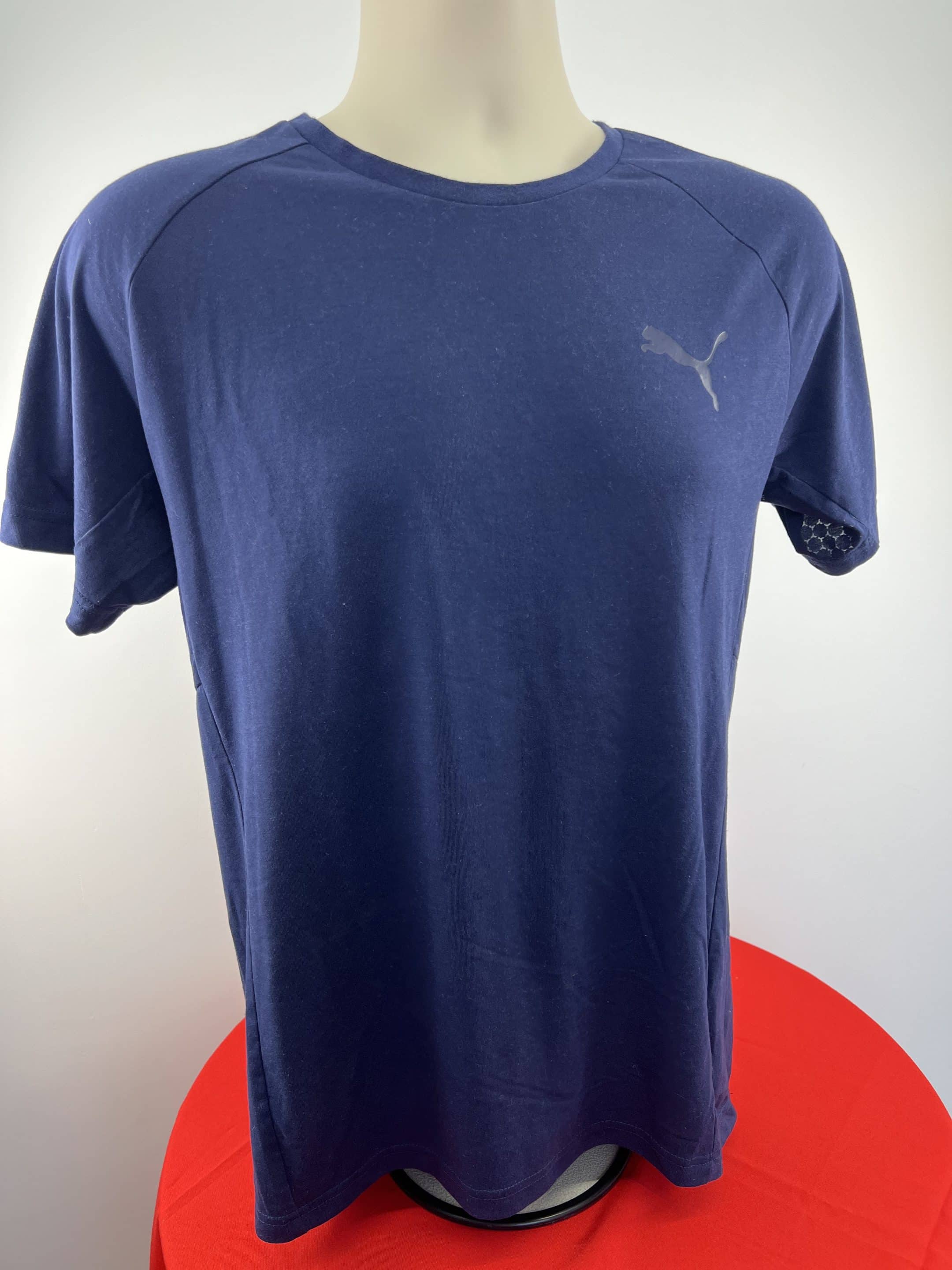Men’s Puma Blue Short-Sleeve Athletic T-Shirt
