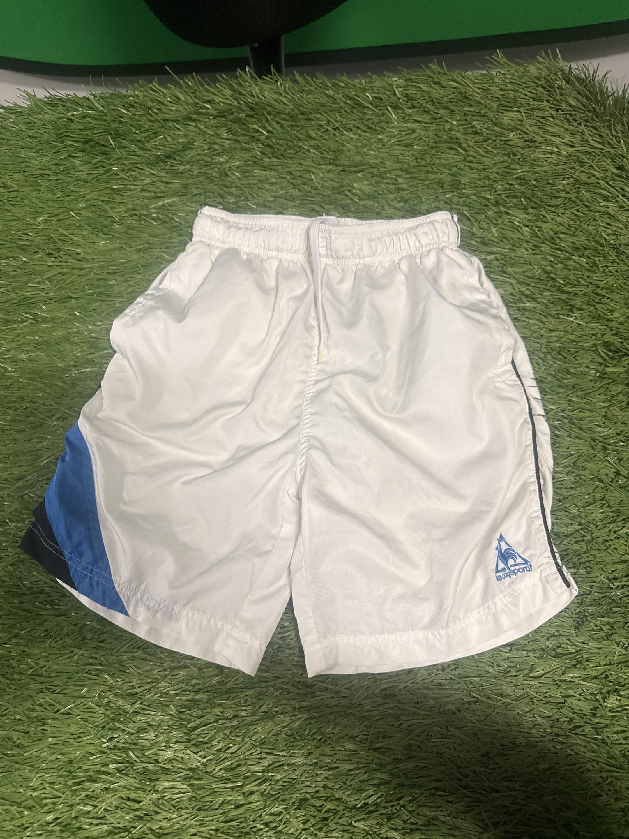 Le cow Sportif White and Blue Shorts