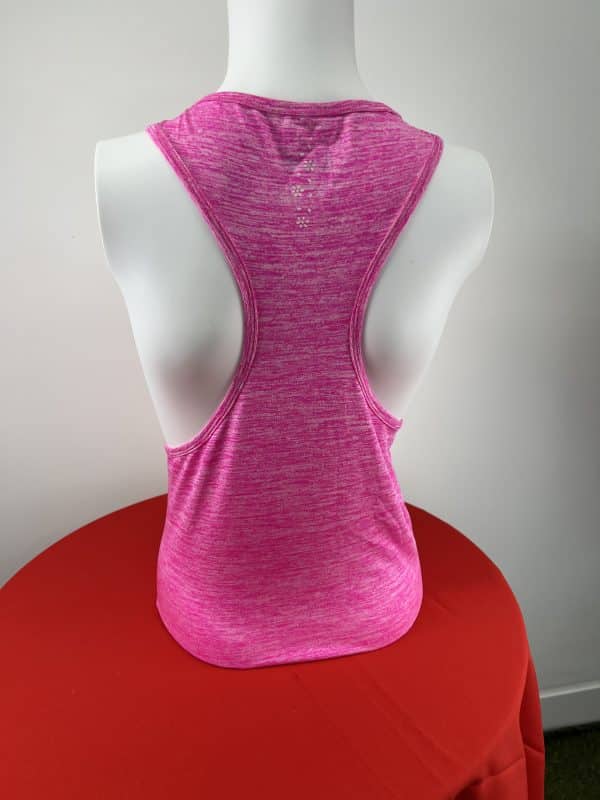 USA Pro Women's Pink Racerback Tank Top - Image 2