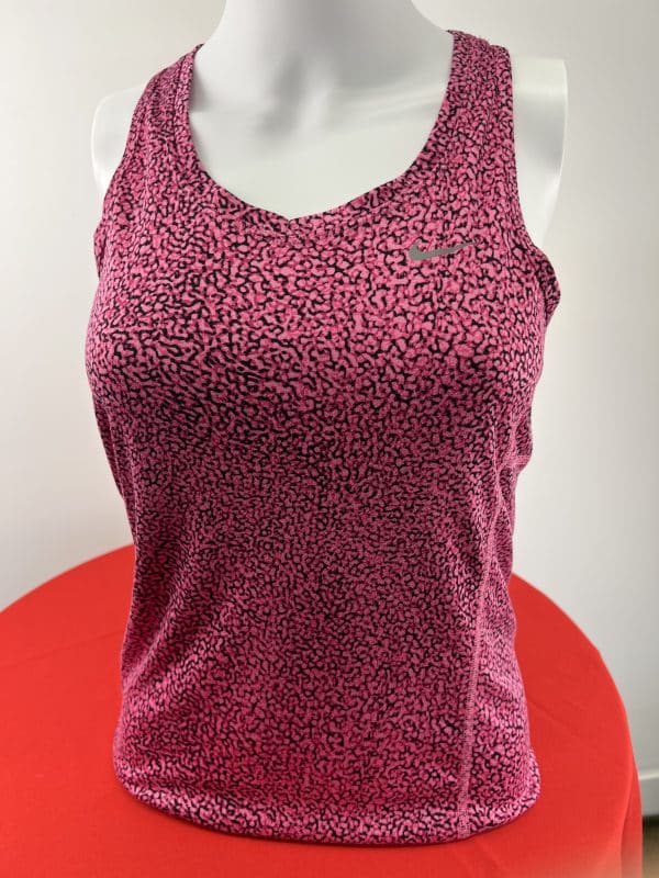 Nike Pink Patterned Running Top