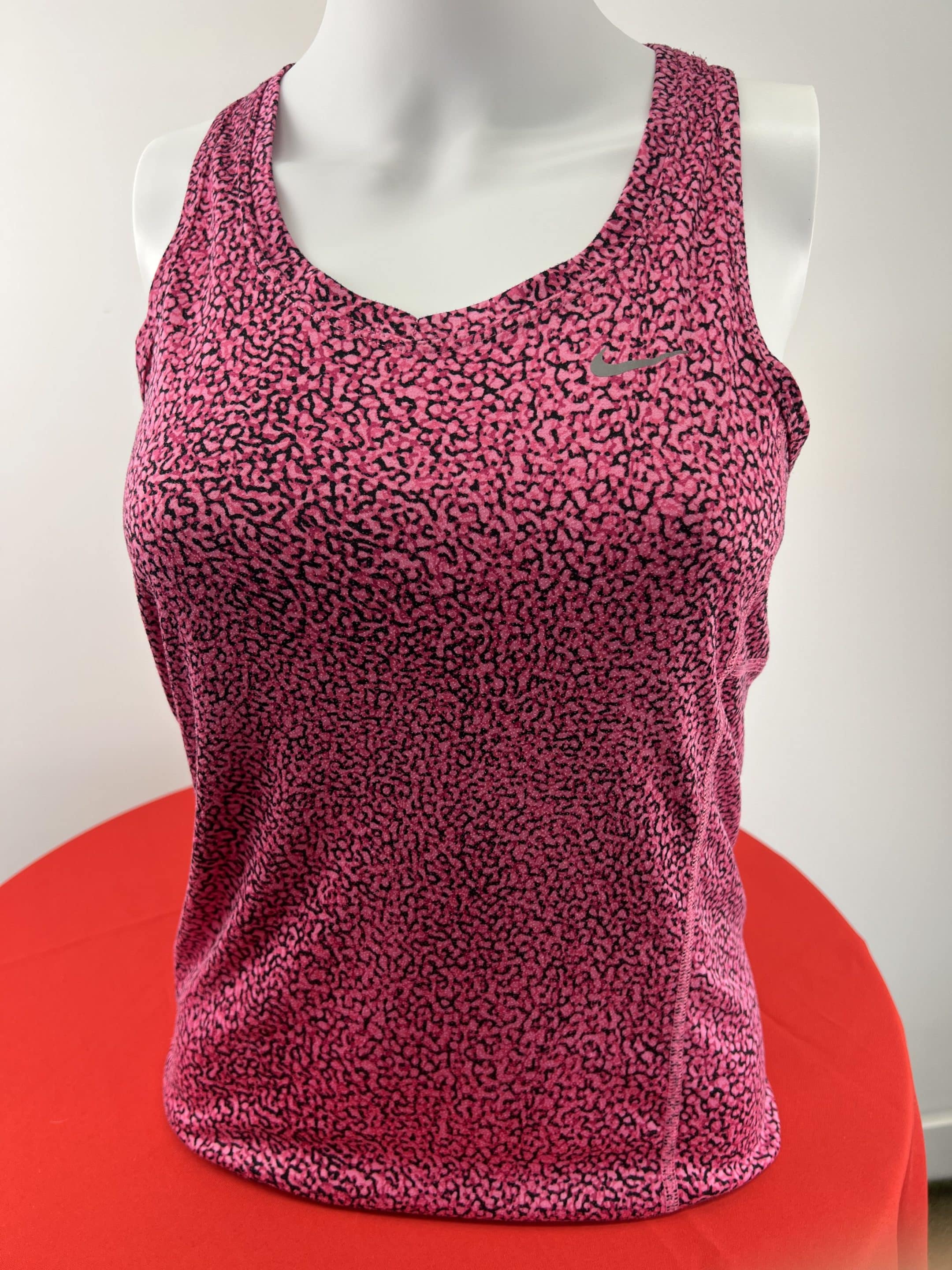 Nike Pink Patterned Running Top