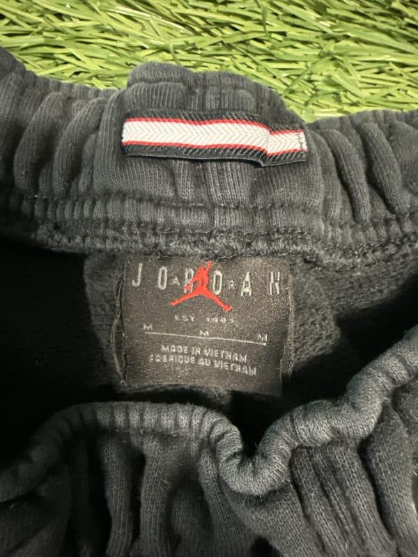 Jordan Black Tracksuit Bottoms - Image 2