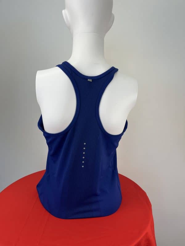 Blue  Nike Racerback Sports Vest - Image 3