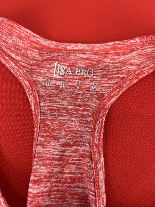 USA Pro Red Fitness Vest - Image 2