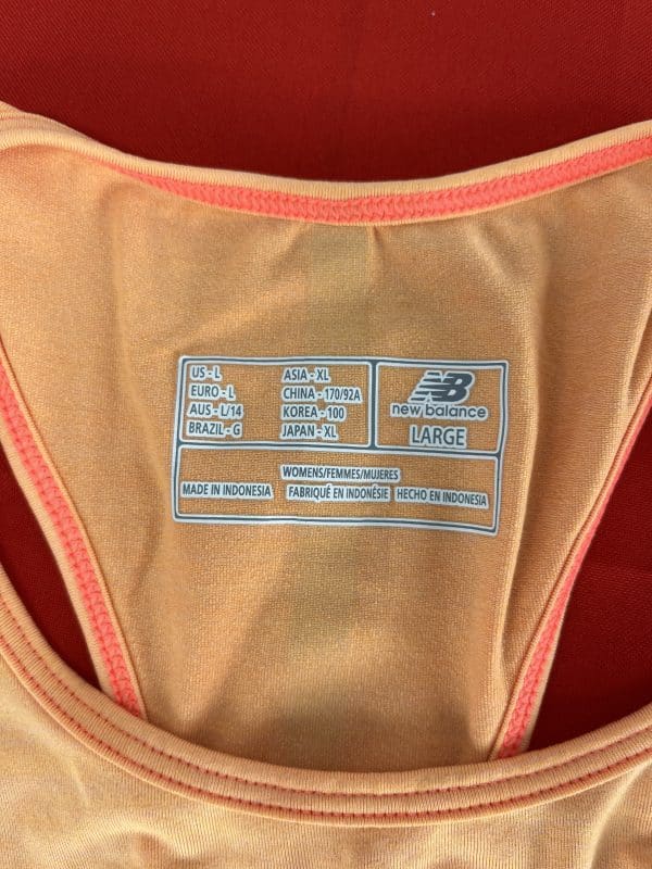 Orange Racerback Running Vest - Image 2