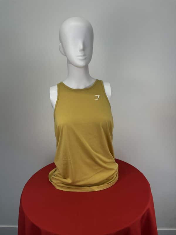 Yellow Sports Vest Top
