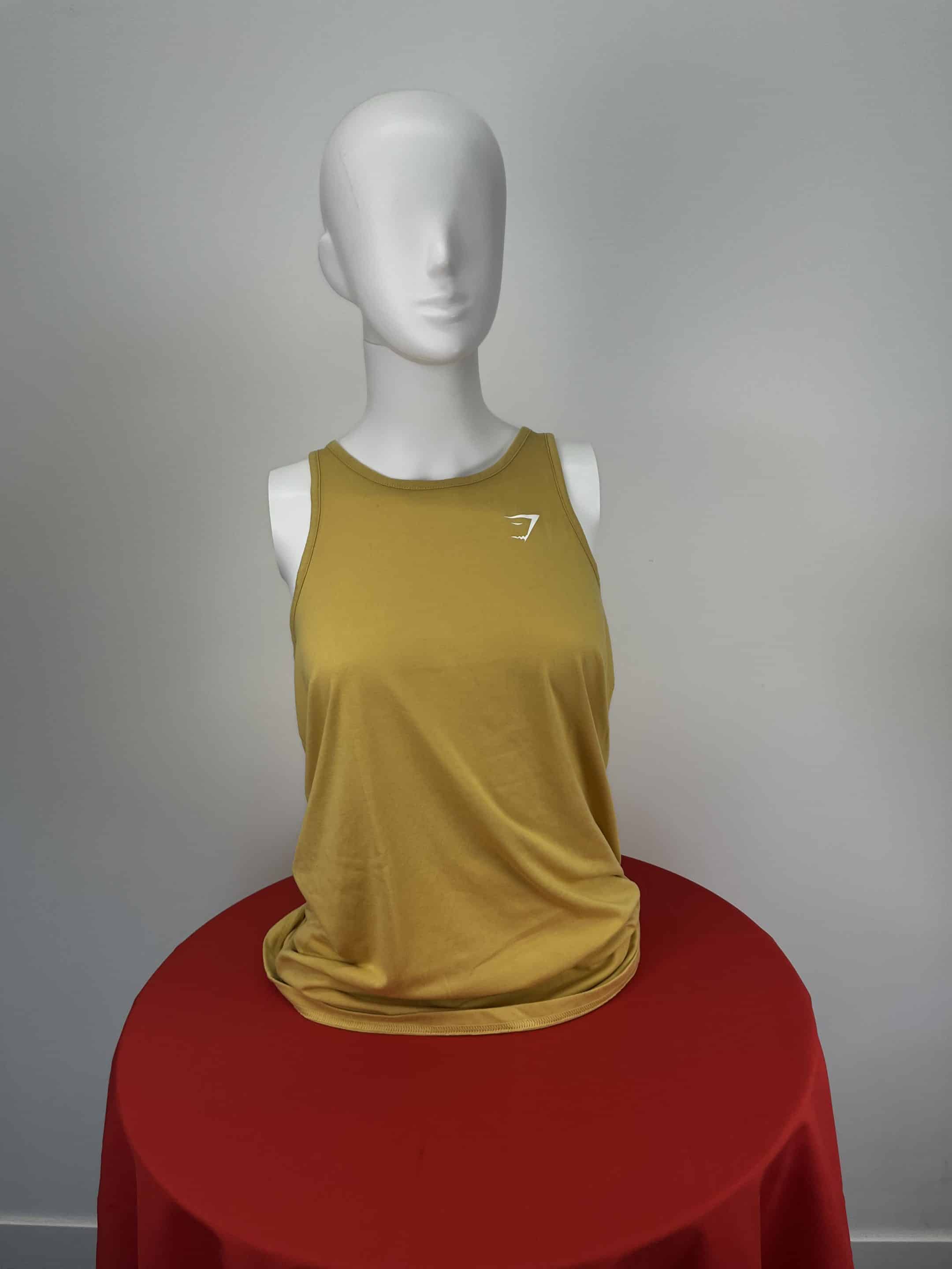 Yellow Sports Vest Top