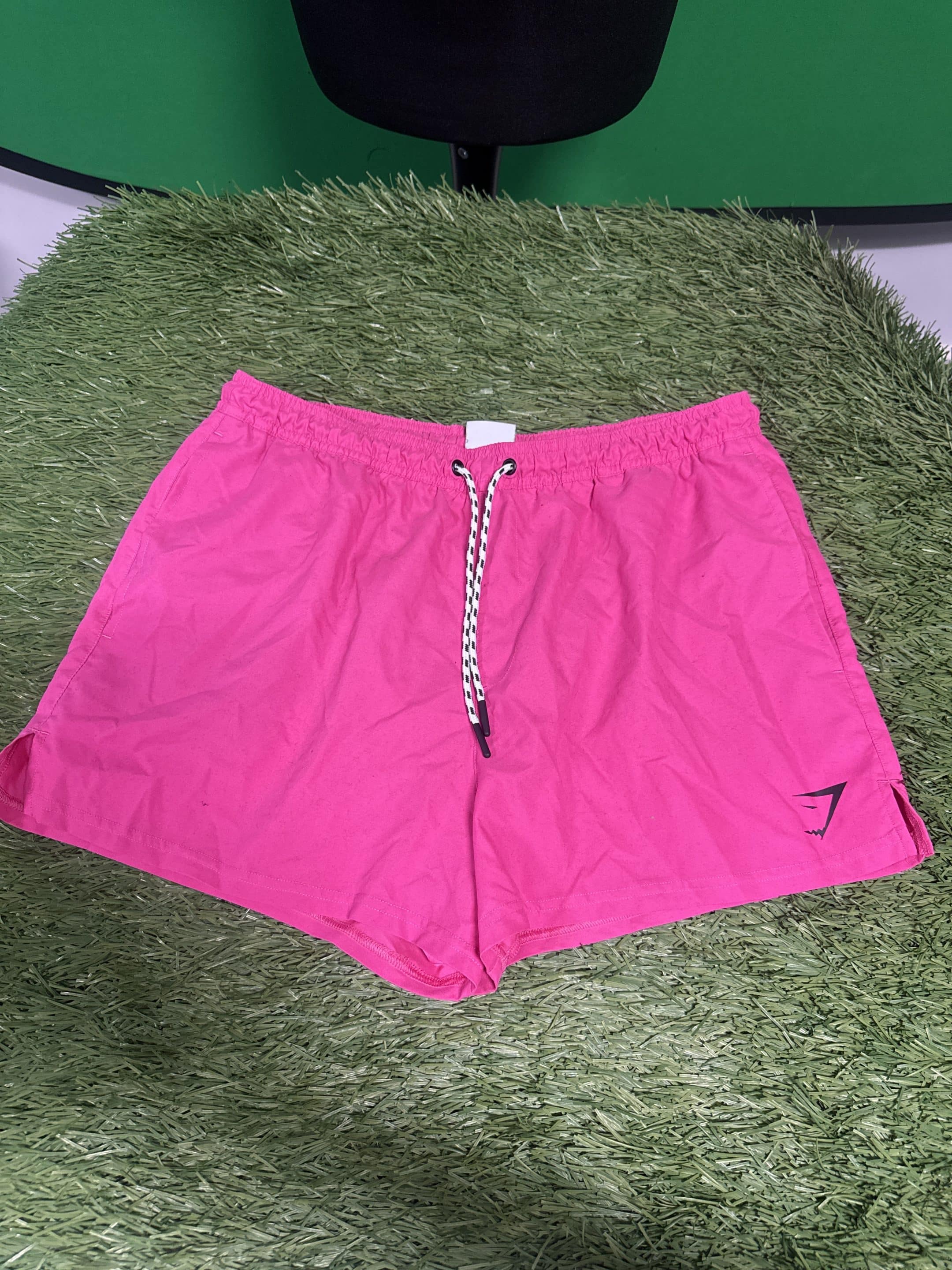 Pink Gymshark Athletic Shorts