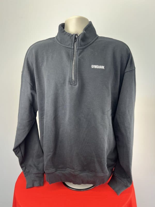 Gymshark Men's Black Sweatshirt