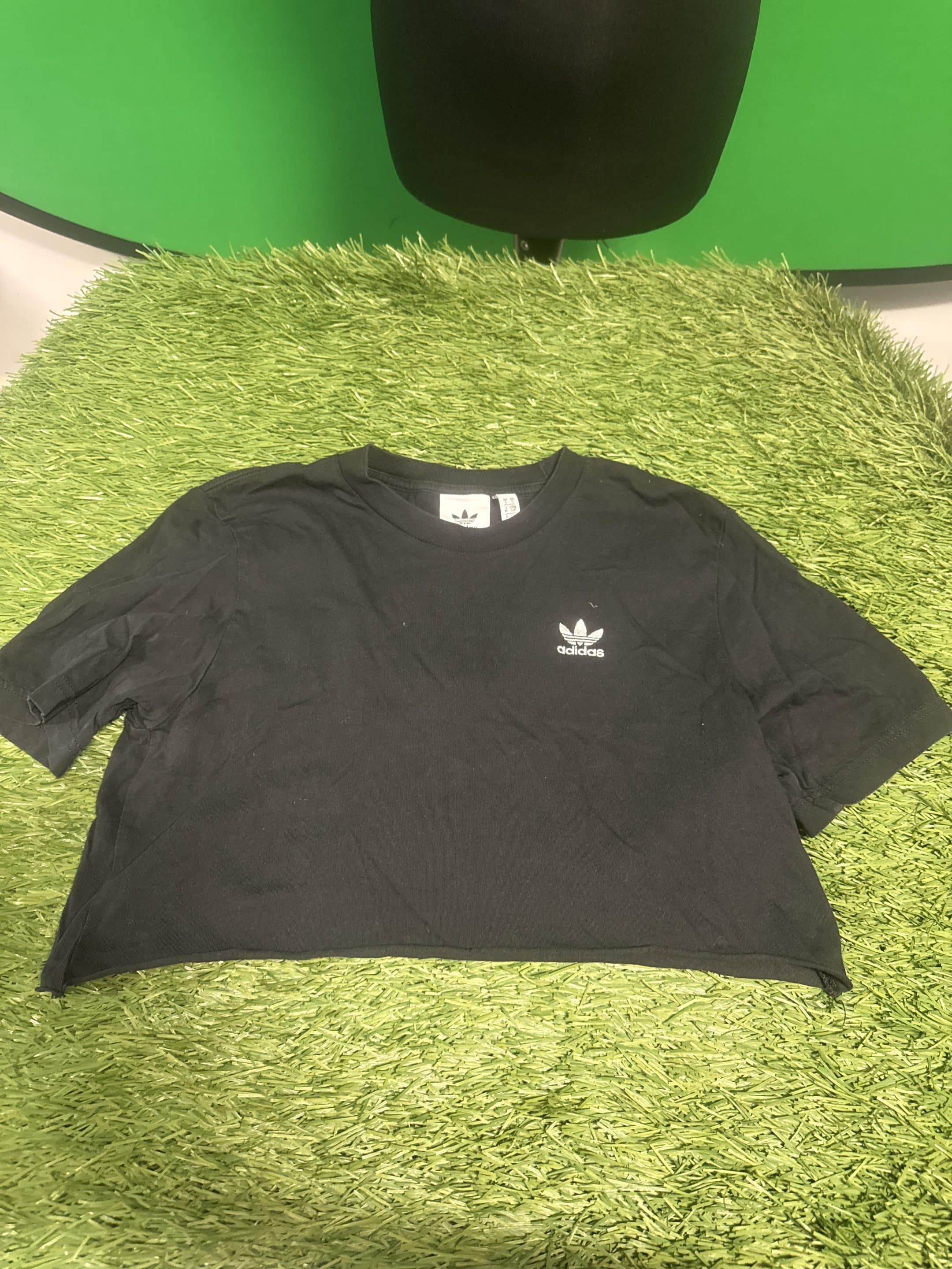 adidas Black Crop T-Shirt