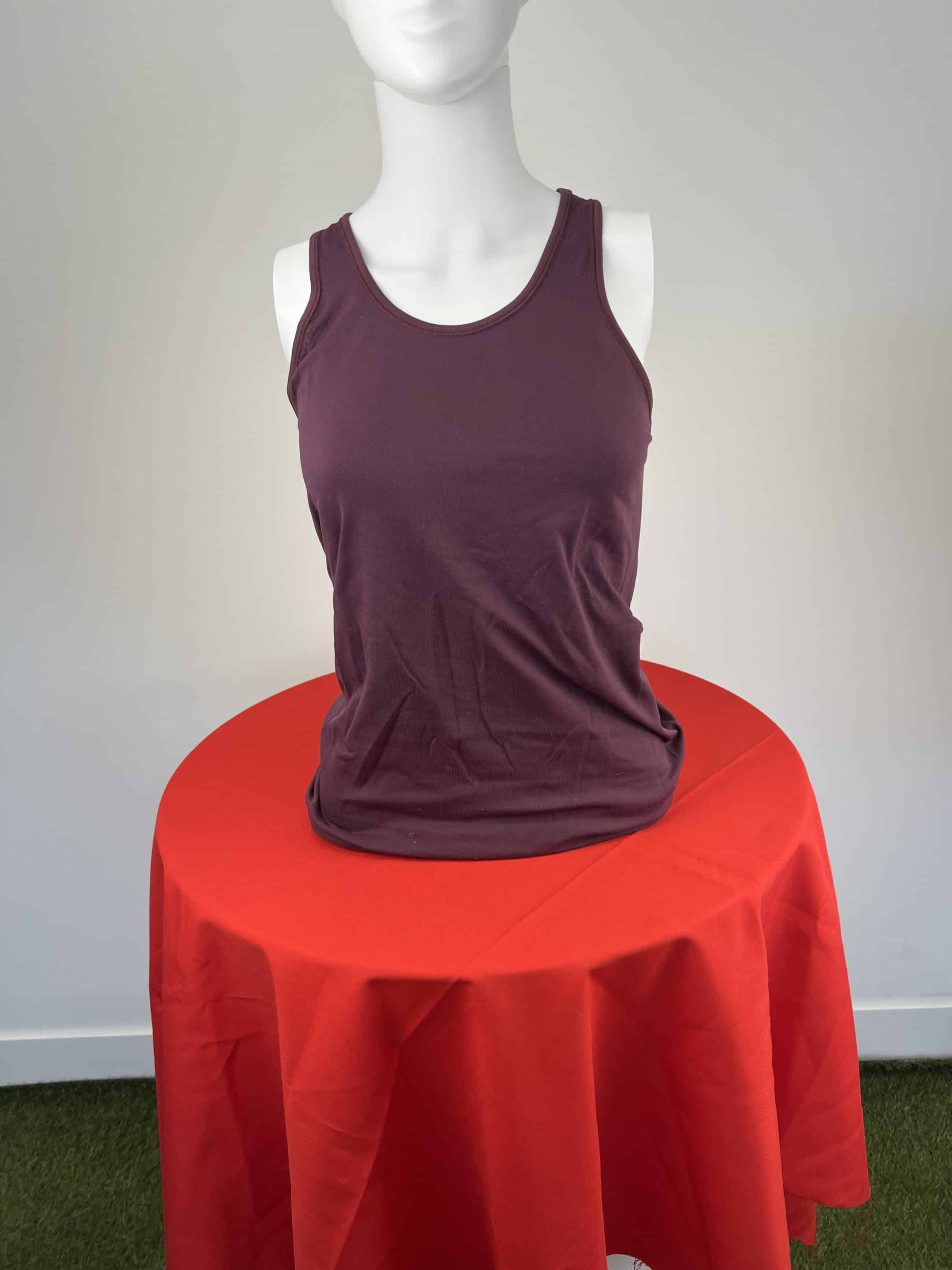 Sweaty Betty Burgundy Sports Tank Top