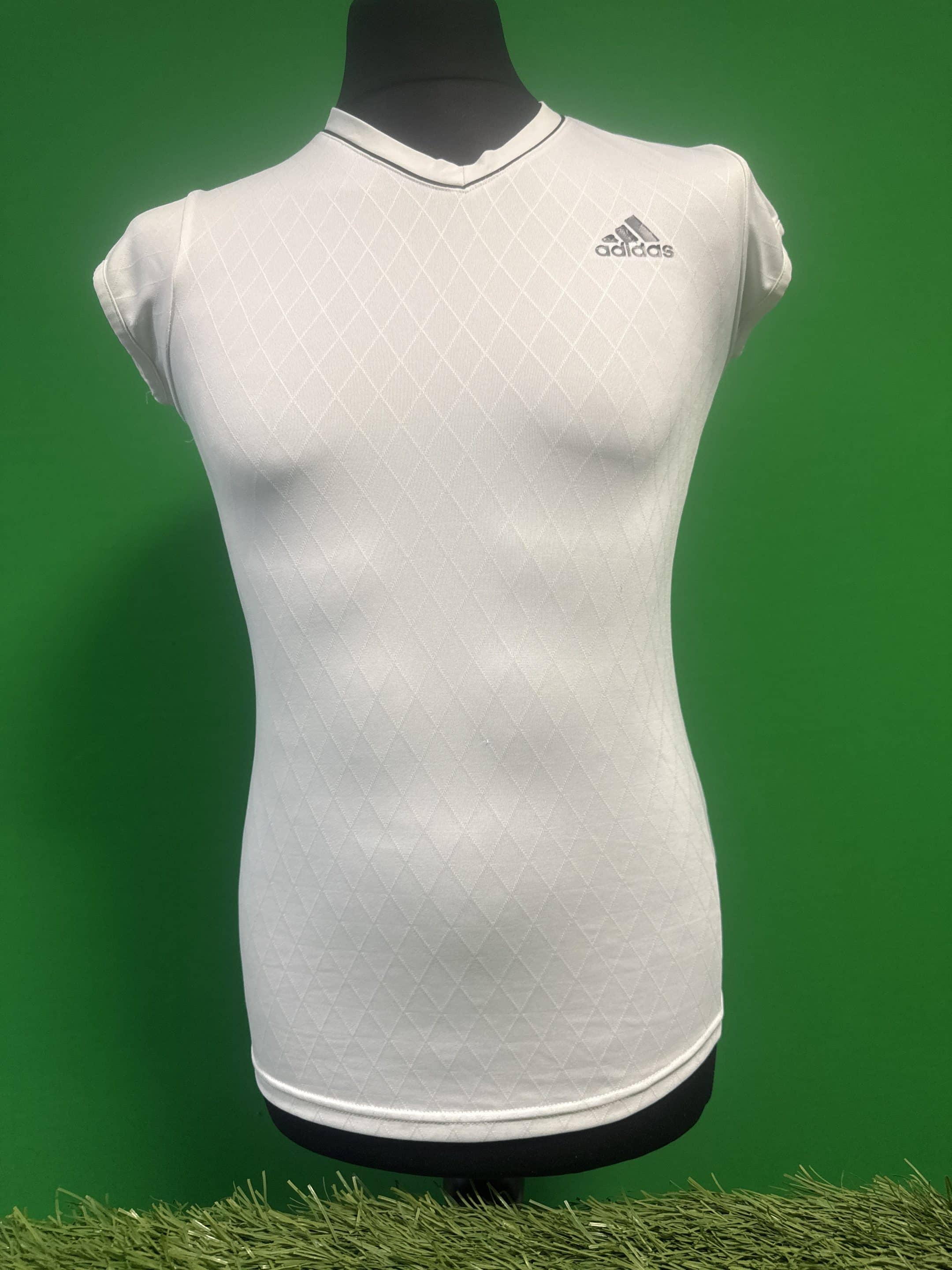 White adidas top