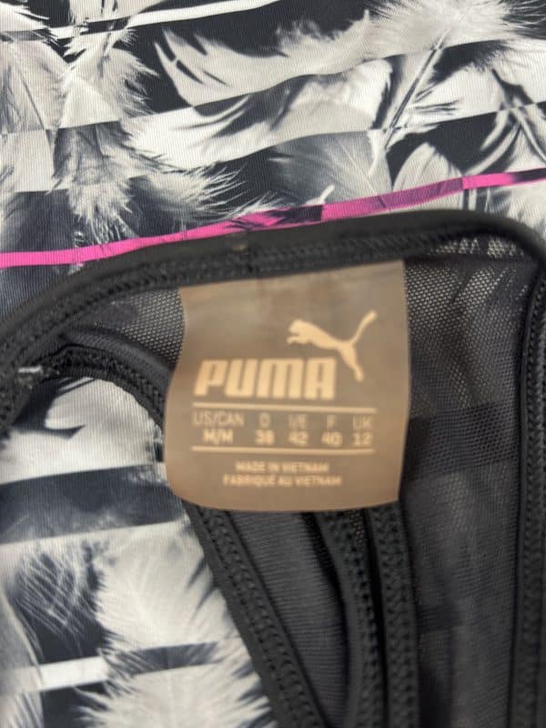 Puma Women's Black Racerback Sports Tank Top - Image 3