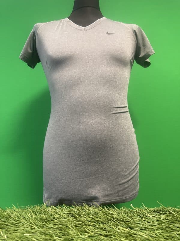 Nike Grey Women's Athletic T-Shirt
