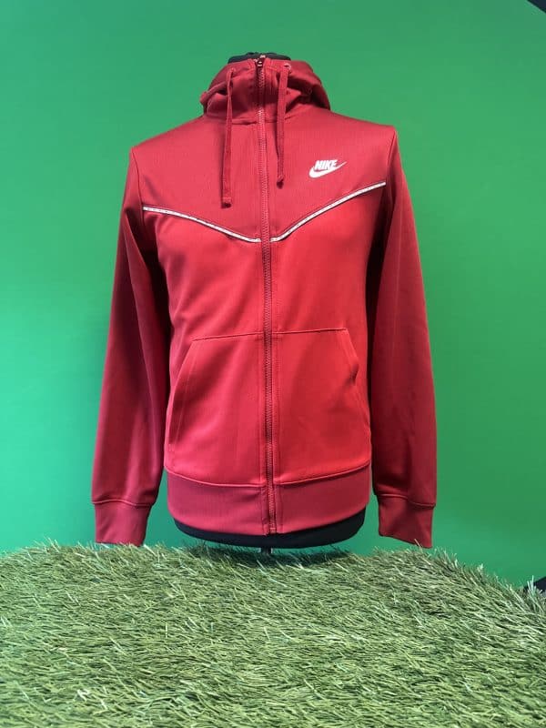Nike Red Zip-up Hoodie