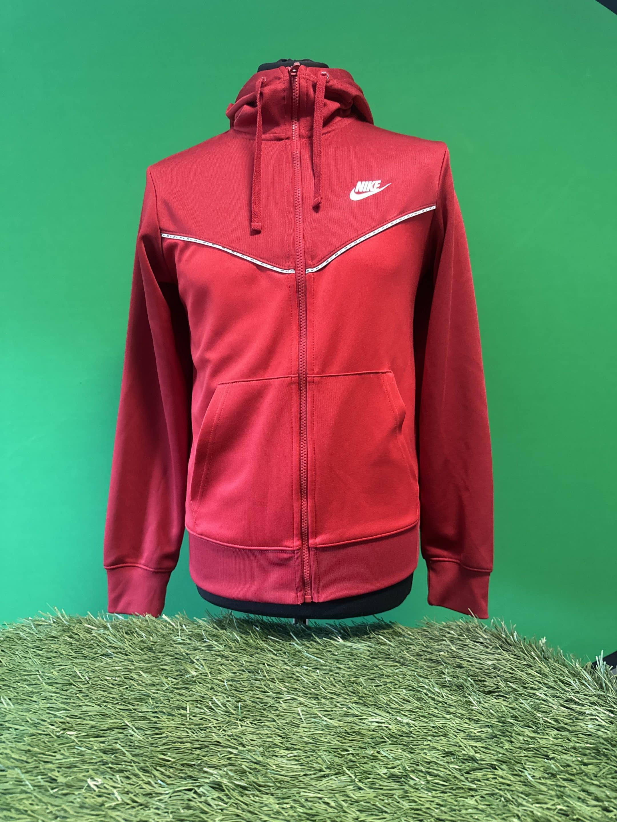 Nike Red Zip-up Hoodie