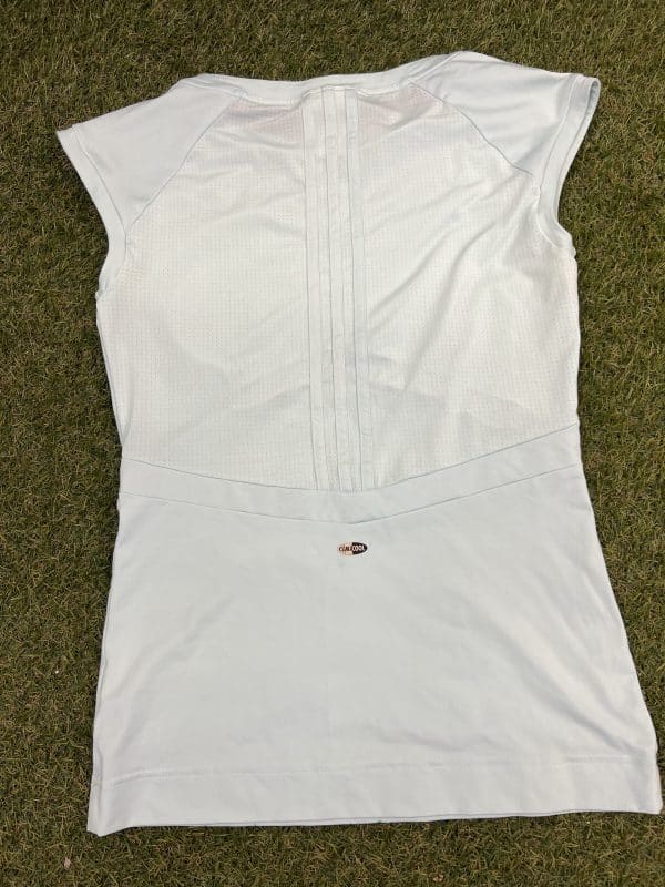 Adidas Women's Light Green Sports Top - Image 2