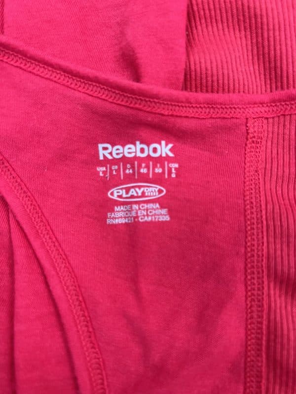 Reebok PlayDry Pink Top - Image 3
