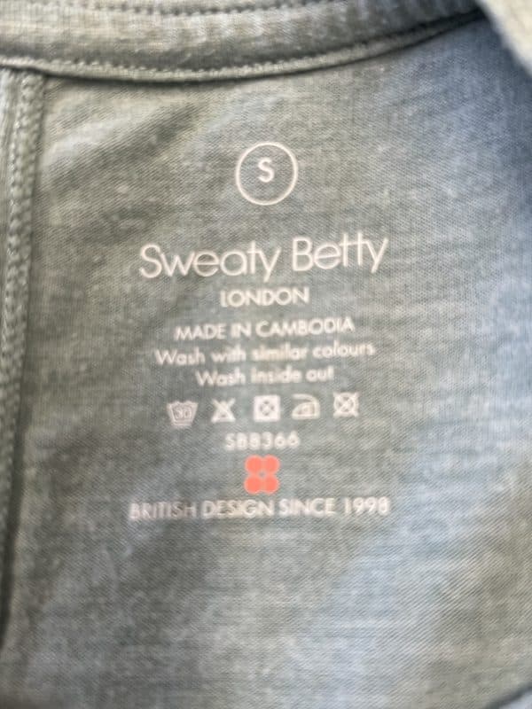 Light Green Sweaty Betty Sleeveless Training Top - Image 3