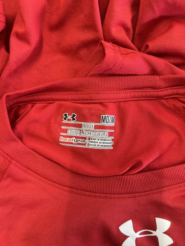 Under Armour Red T-Shirt - Image 3