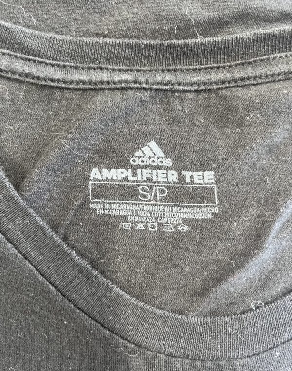 Adidas Black T-Shirt - Image 3