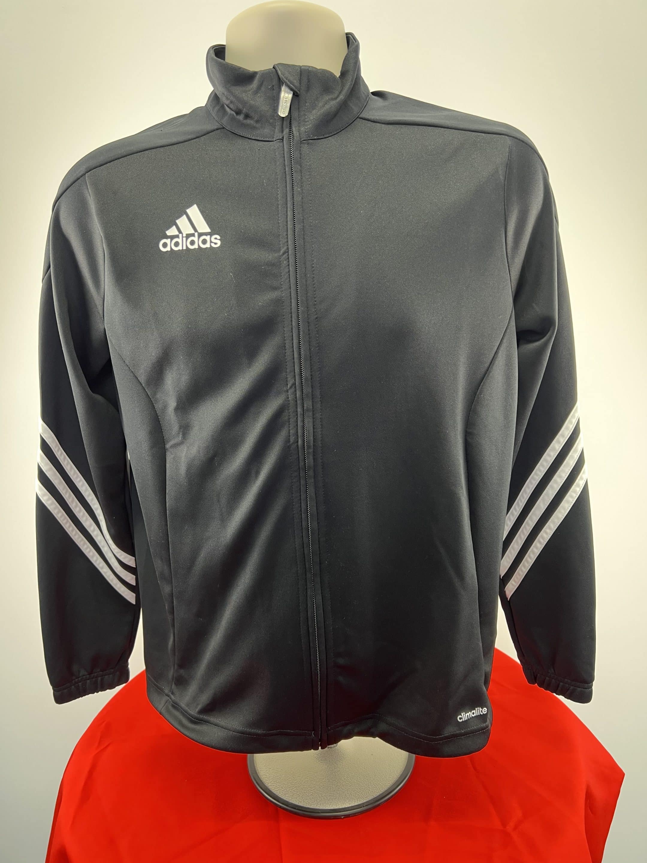 Adidas Climalite Black Football Jacket Age 13-14