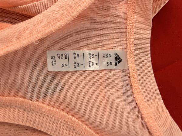 adidas Peach Athletic Top - Image 3