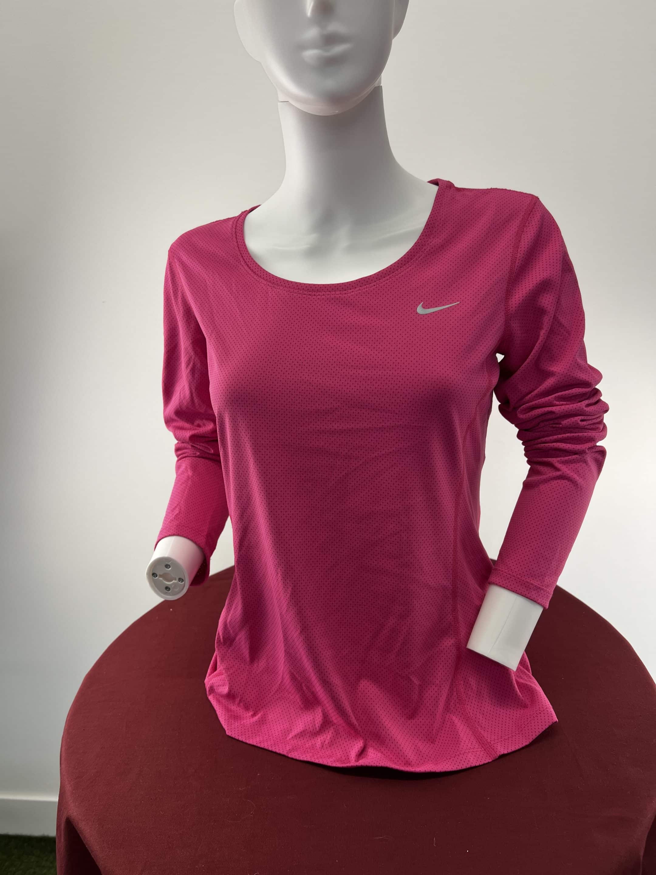 Nike Pink Long Sleeve Sports Top