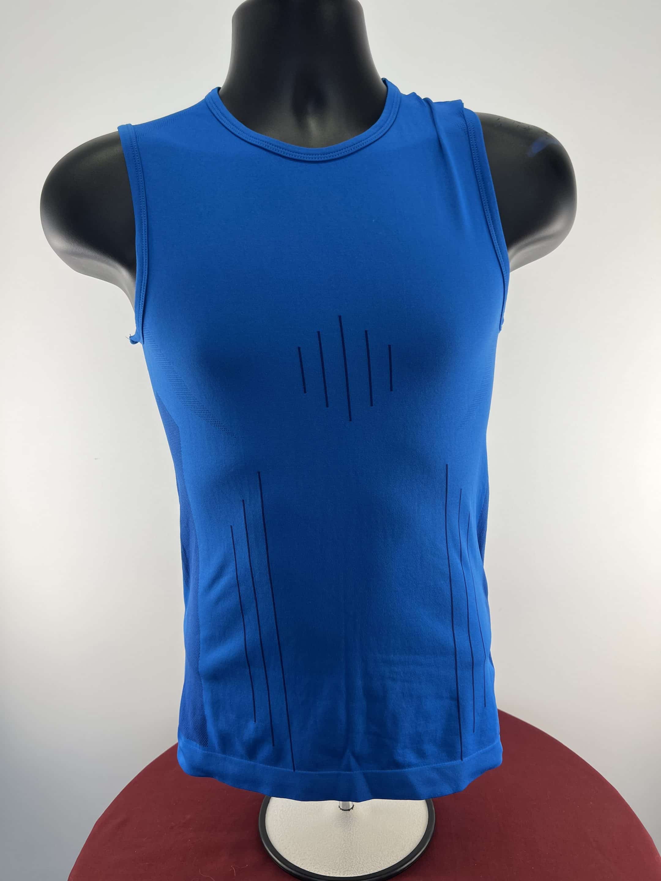 Blue Sleeveless Athletic Top