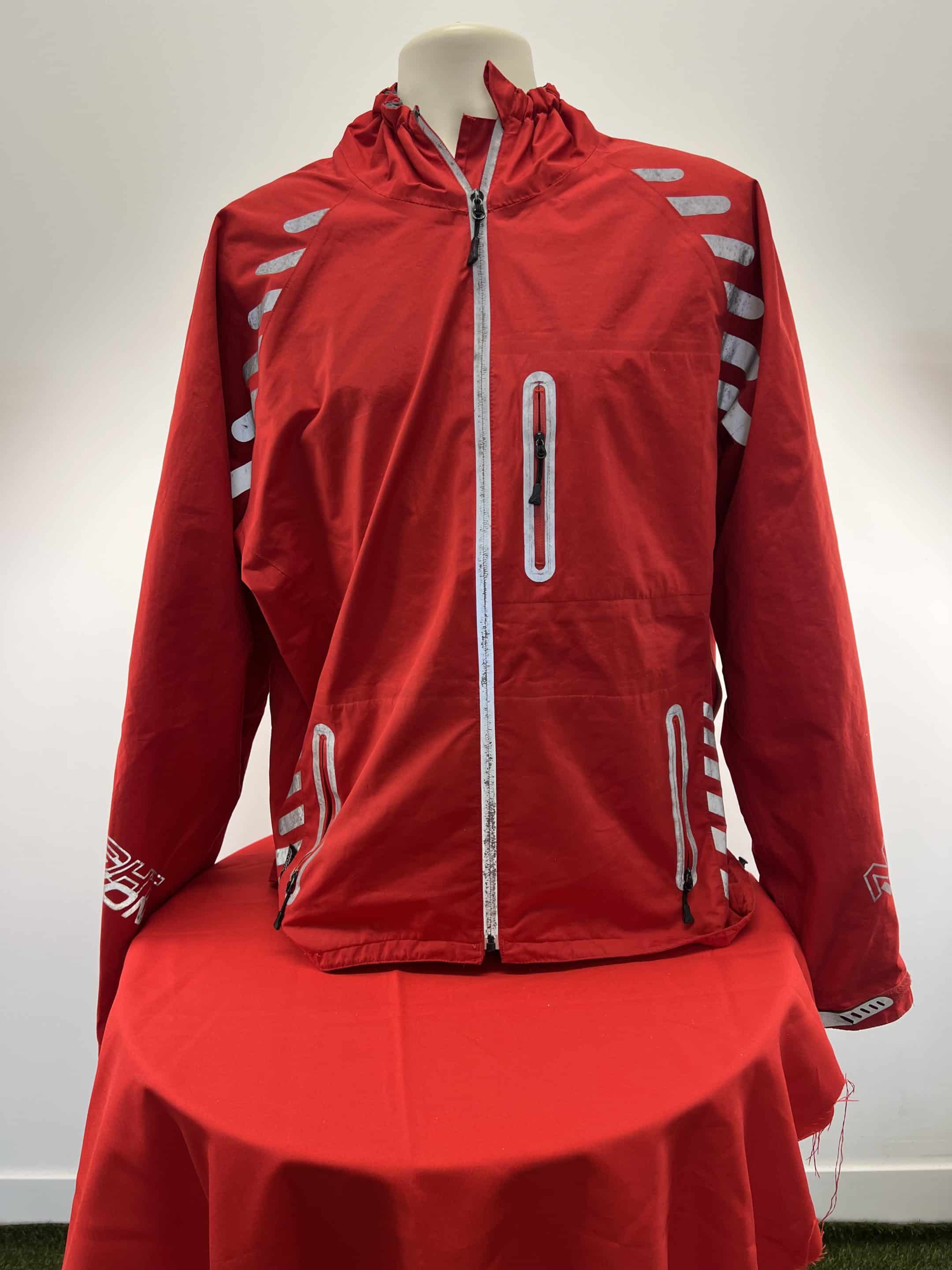 Men’s Altura Red Running Jacket with Reflective Stripes