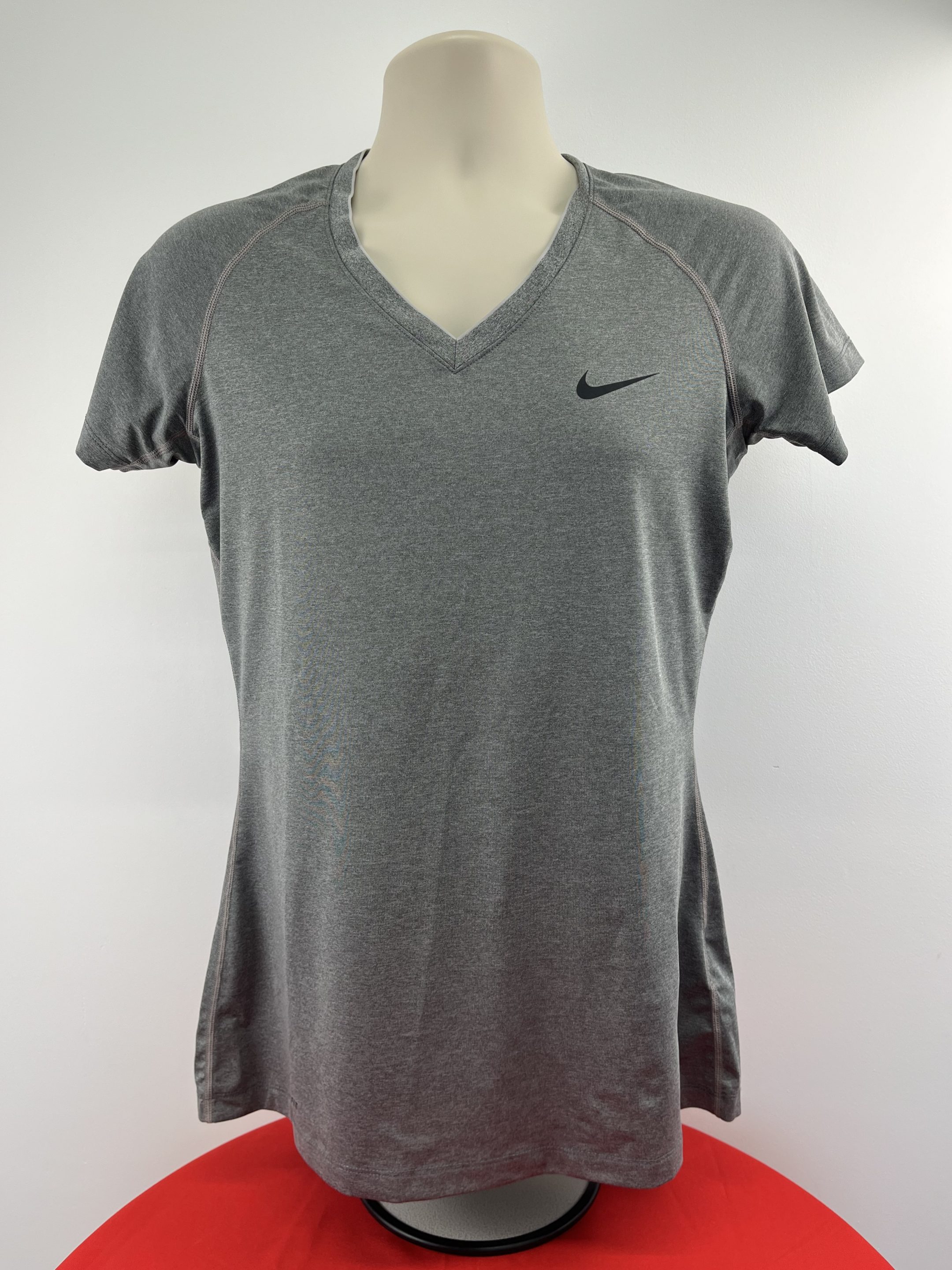 Nike Grey V-Neck T-Shirt