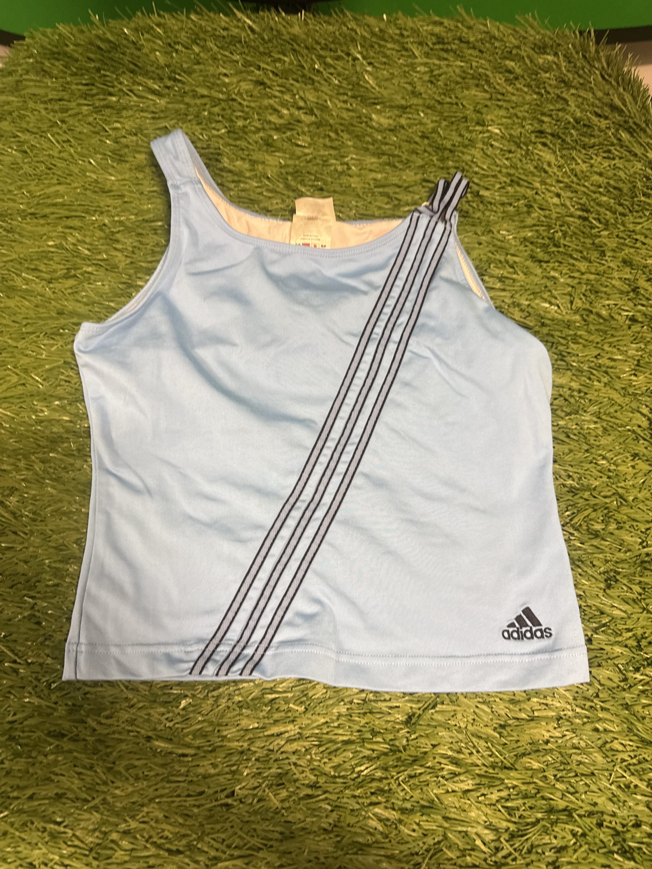 adidas Light Blue Athletic Vest